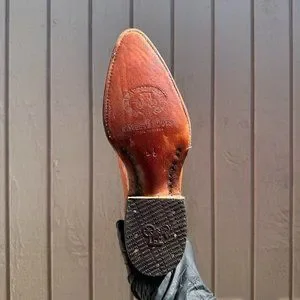 Carreta | Shoes | 53 Imitation Crocodile Tail Western Boot 